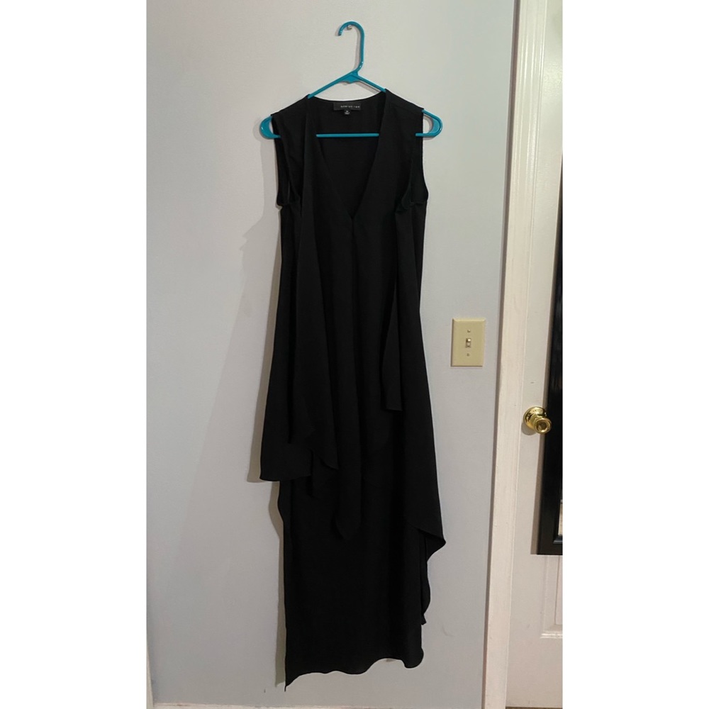 High low black dress